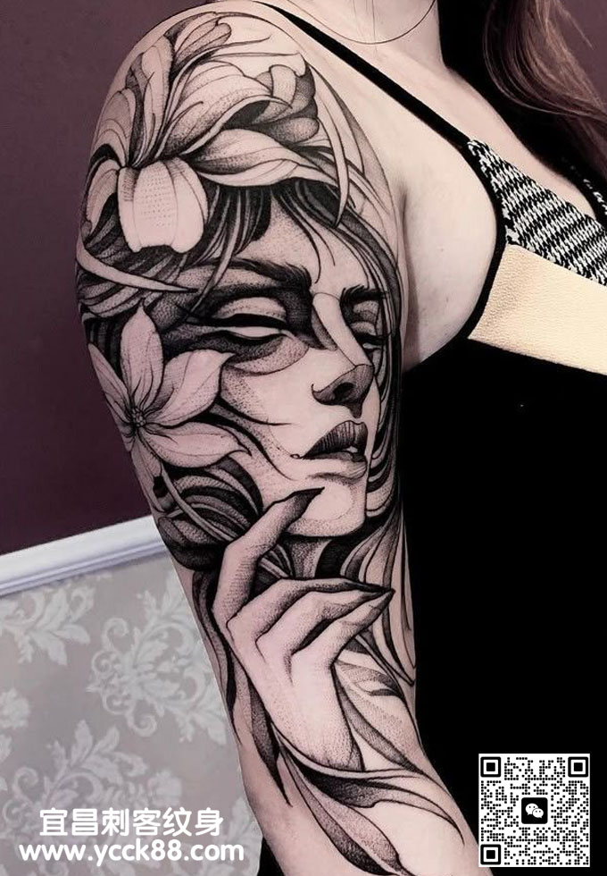 ��Ů�ֱ۲廭���